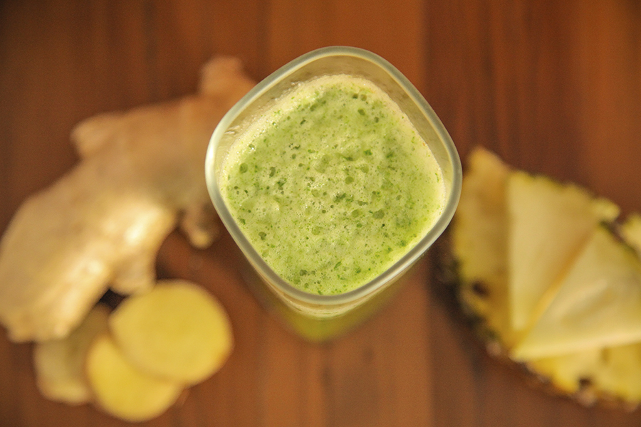 Foto da receita de Suco detox de abacaxi com hortelã