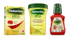 Foto das embalagens dos produtos Tamarine Fibras.