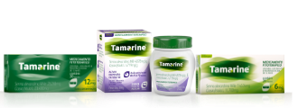 Foto com todas as embalagens dos produtos Tamarine.